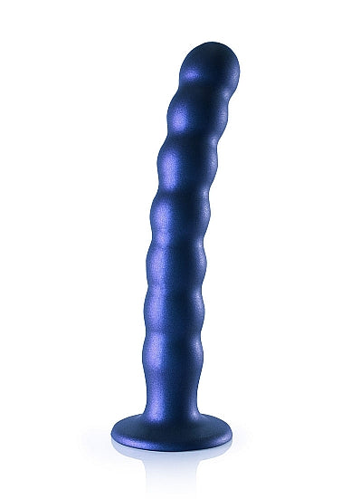 Ouch! Beaded Silicone 8 in. G-Spot Dildo - All Colors