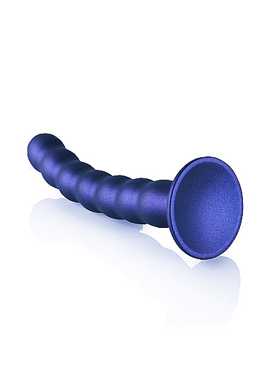 Ouch! Beaded Silicone 8 in. G-Spot Dildo - All Colors