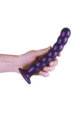 Ouch! Beaded Silicone 8 in. G-Spot Dildo - All Colors