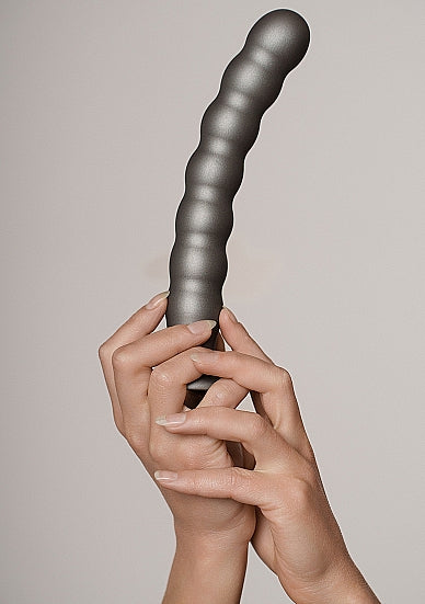 Ouch! Beaded Silicone 8 in. G-Spot Dildo - All Colors