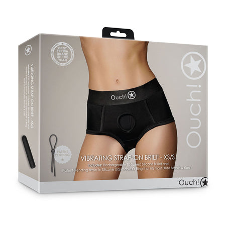 Vibrating Strap-on Briefs - All Sizes