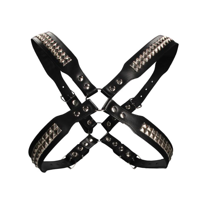 Uomo Men's Pyramid Stud Body Harness