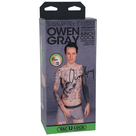 Owen Gray Signature Cocks ULTRASKYN 8 in. Dual Density Dildo