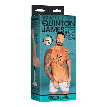 Quinton James Signature Cocks ULTRASKYN 8 in. Dual Density Dildo