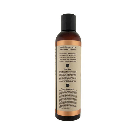 an 8.5 ounce bottle of siquid citrus neroli massage oil for couples and for wife