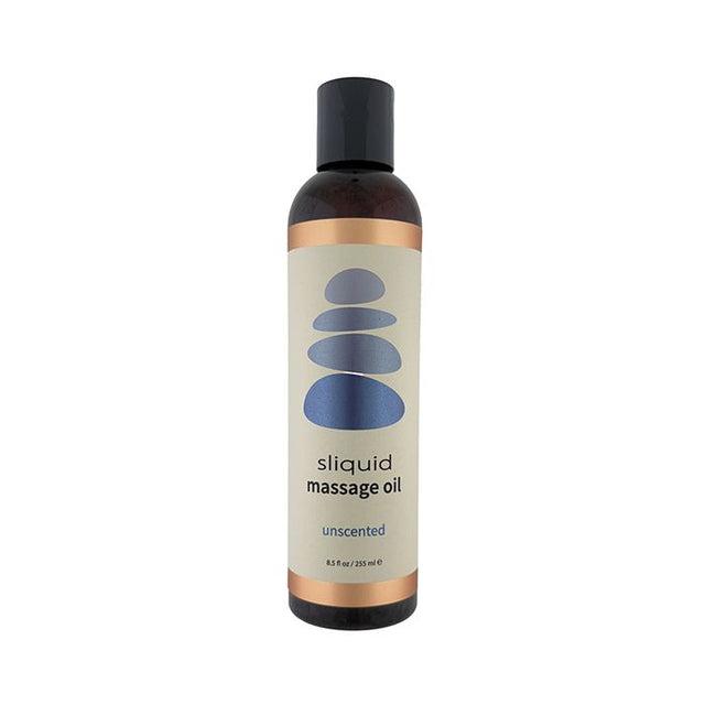 a 8.5 ounce bottom of unscented Sliquid massage oil