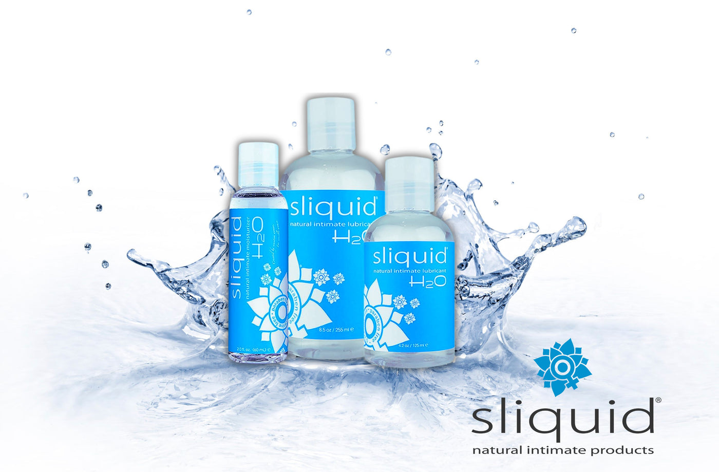 sliquid all natural self lubricants. sliquid lube sliquid h2o sliquid sassy sliquid silk sliquid silver sliquid water based lube water based lubricants silicone lube sliquid silicone lubricant sliquid hybrid lube sliquid hybrid lubricant