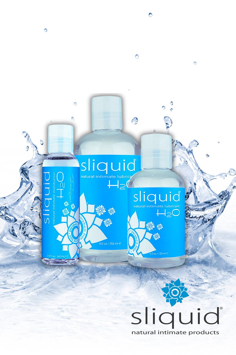 sliquid all natr2al lubricants water based lube silicone lube hybrid lube sliquid h2o sliquid sassy sliquid silk sliquid silver