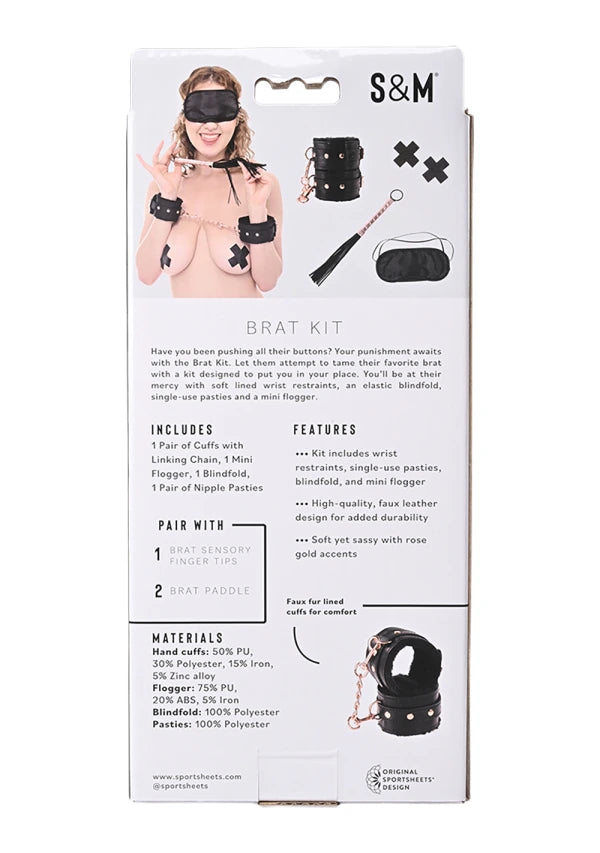 Sex & Mischief Brat 4-Piece Bondage Kit