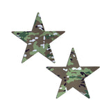 Military Camoflauge Star Nipple Pasties