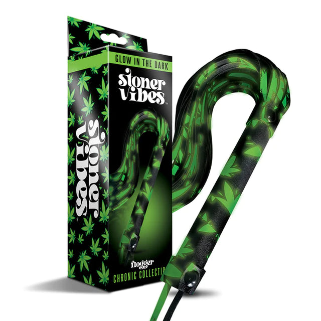 Stoner Vibes Chronic Glow in the Dark Flogger