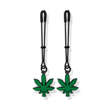 Stoner Vibes Marijuana Leaf Nipple Clamps