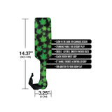 Stoner Vibes Glow in the Dark Paddle with marijuana leafs