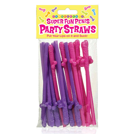 Super Fun Penis Party Straws 8-Pack