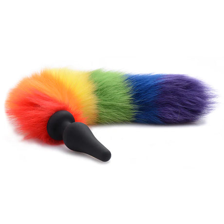 Tailz Rainbow Tail Silicone Butt Plug