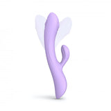 Bunny & Clyde Tapping Dual Stimulator Vibrator - Purple