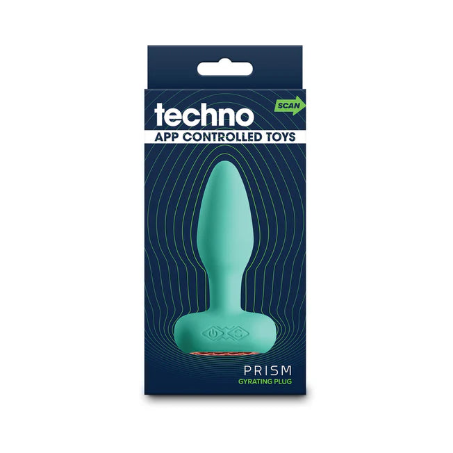 Techno Prism App-controlled Vibrating and Rotating Butt Plug