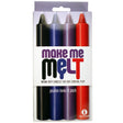 Make Me Melt 4-Pack Sensual Warm-Drip Candles - All Colors