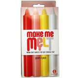 Make Me Melt 4-Pack Sensual Warm-Drip Candles - All Colors