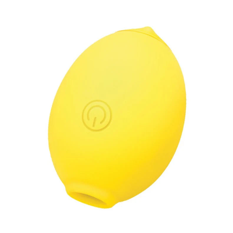 yellow silicone lemon shaped air pulse c spot stimulator