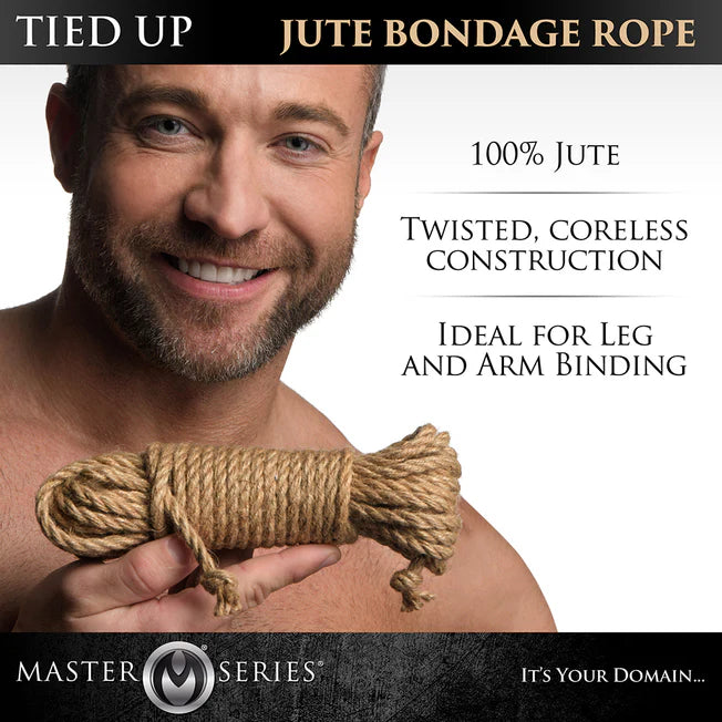 Master Series Tied Up Jute Bondage Rope 50 ft.Master Series Tied Up Jute Bondage Rope 25 ft.