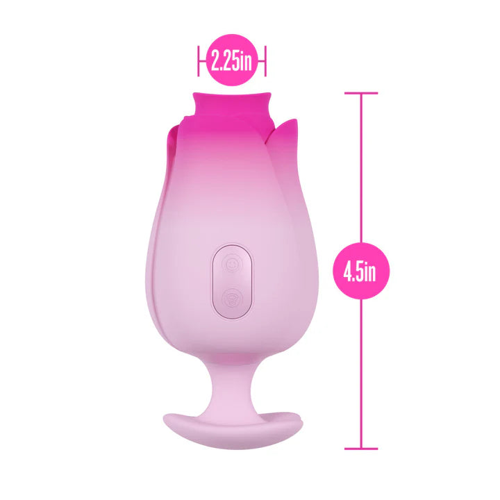 Tulip Trance Suction & Tongue Fluttering Massager Dimensions