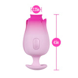 Tulip Trance Suction & Tongue Fluttering Massager Dimensions