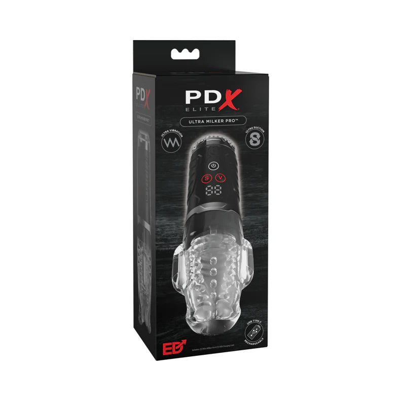 the box of the pdx elite ultra milker pro