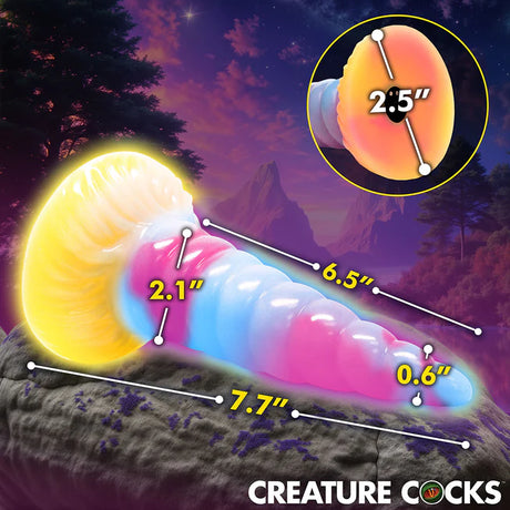 Glow In The Dark Vibrating Unicorn Dildo