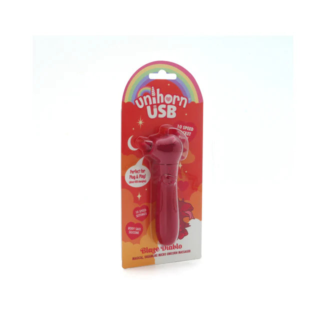 Unihorn USB Bullet Vibrator Blaze Diablo