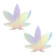 Holographic Weed Leaf Pasties