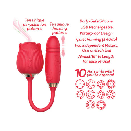 Wild Rose Suction Thruster Rose Vibrator