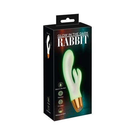 Glow in the Dark Rabbit Dual Stimulator Vibrator