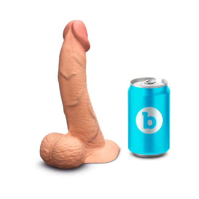 Slipskin Realistic Curved Silicone Dildo 8 inch