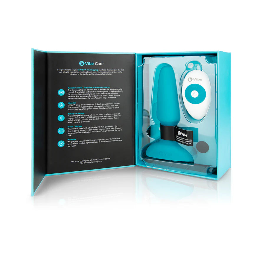 b-Vibe Rimming Plug 2 - Teal