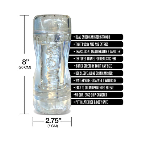 MSTR B8 In The Clear Dual End Stroker Double Dated