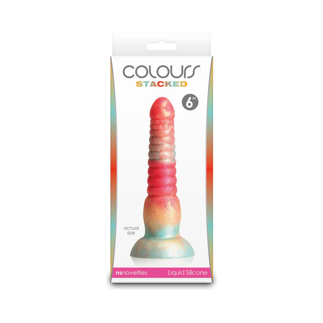 Colours Stacked 6 inch Fantasy Dildo