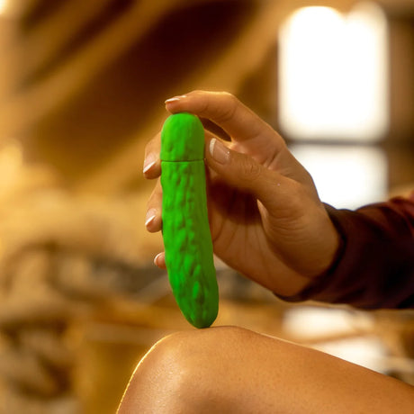 Emojibator Pickle Emoji Vibrator
