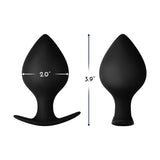 Forto F-63 Rattler Spade Butt Plug - Medium