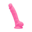 SILEX-D Glow In The Dark Pink 7 Inch Dildo