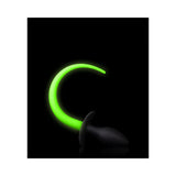 Neon Green Glow In The Dark Puppy Tail Plug