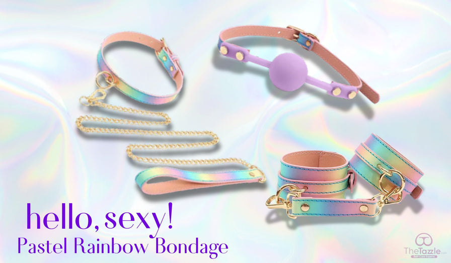 hello, sexy! pastel rainbow spectrum bondage