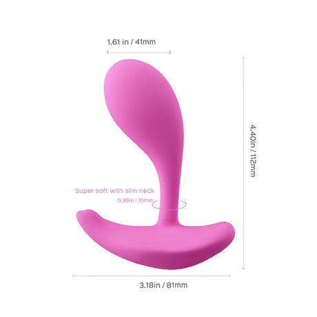 Honey Play Box Oly 2 Pressure Sensing Wearable Vibrator - Pink