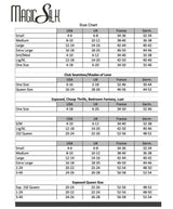 Magic SIlk Lingerie Size Chart