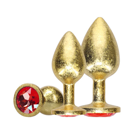 International Milan Gold Metal Anal Plug Set