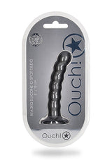 Ouch! Beaded Silicone 5 in. G-Spot Dildo - All Colors