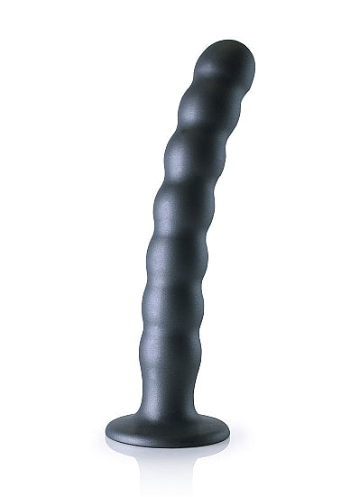 Ouch! Beaded Silicone 8 in. G-Spot Dildo - All Colors