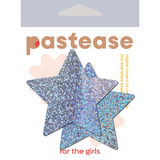 Pastease Glitter Silver Star Pasties