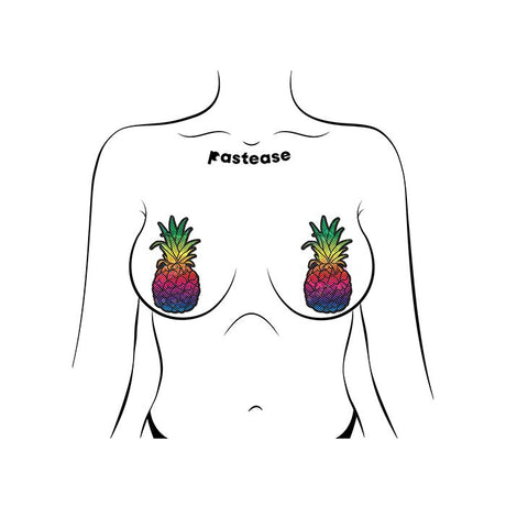 Sparkling Rainbow Pineapple Pasties
