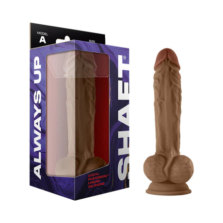 Shaft Model A Liquid Silicone Dildo With Balls 10.5 inch - All Colors